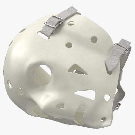 Ice Hockey Goalie Mask Ed Staniowski Laying 3D